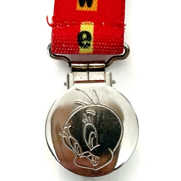 Warner Bros Looney Tunes Tweety Bird Kids Pants Suspenders Yellow Red Stretchy - Picture 7 of 16